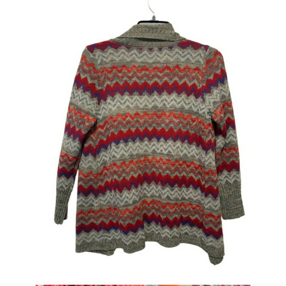 Trucloth Boho Open front Shawl collar cardigan, size XL - Picture 2 of 8